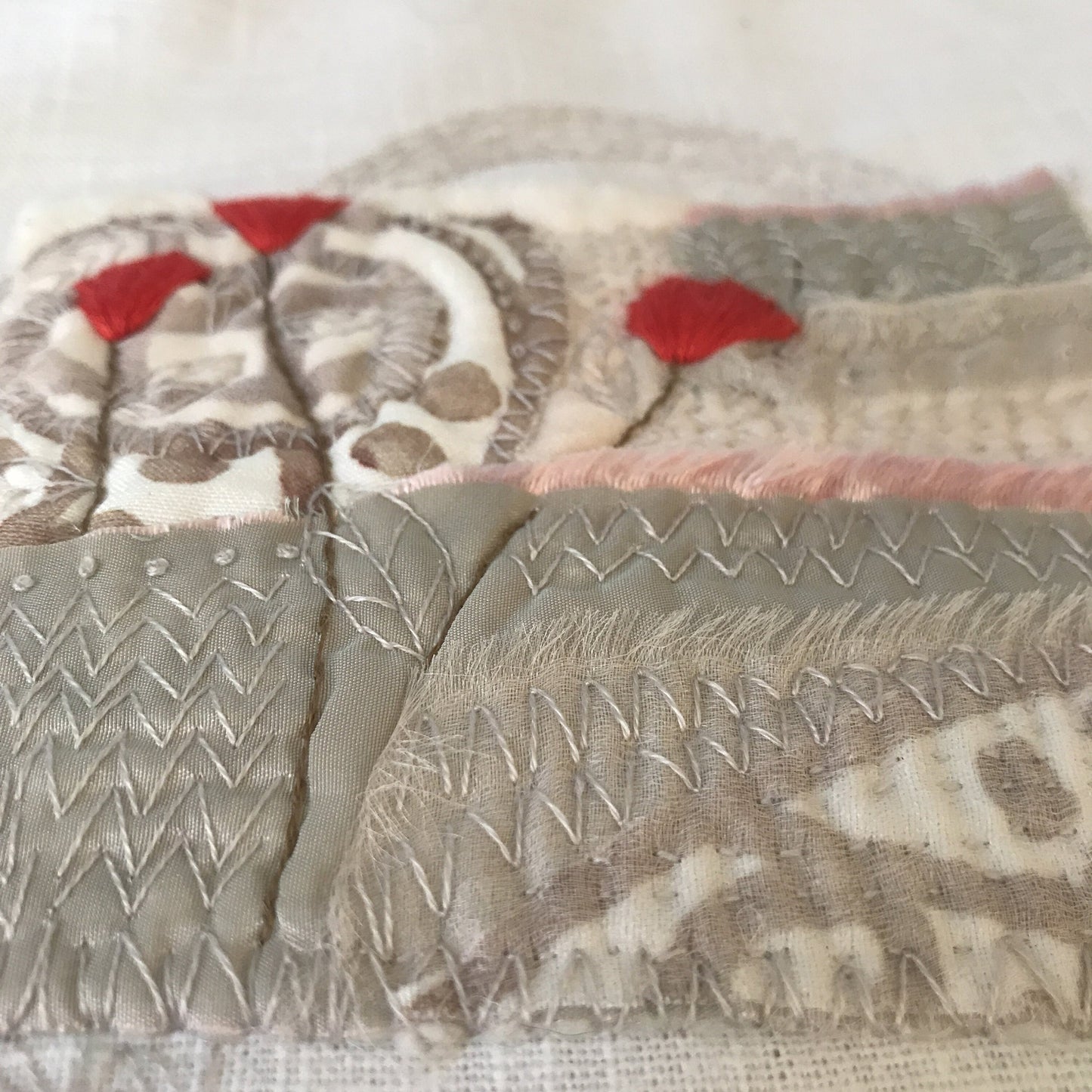 Red Tulips Embroidery