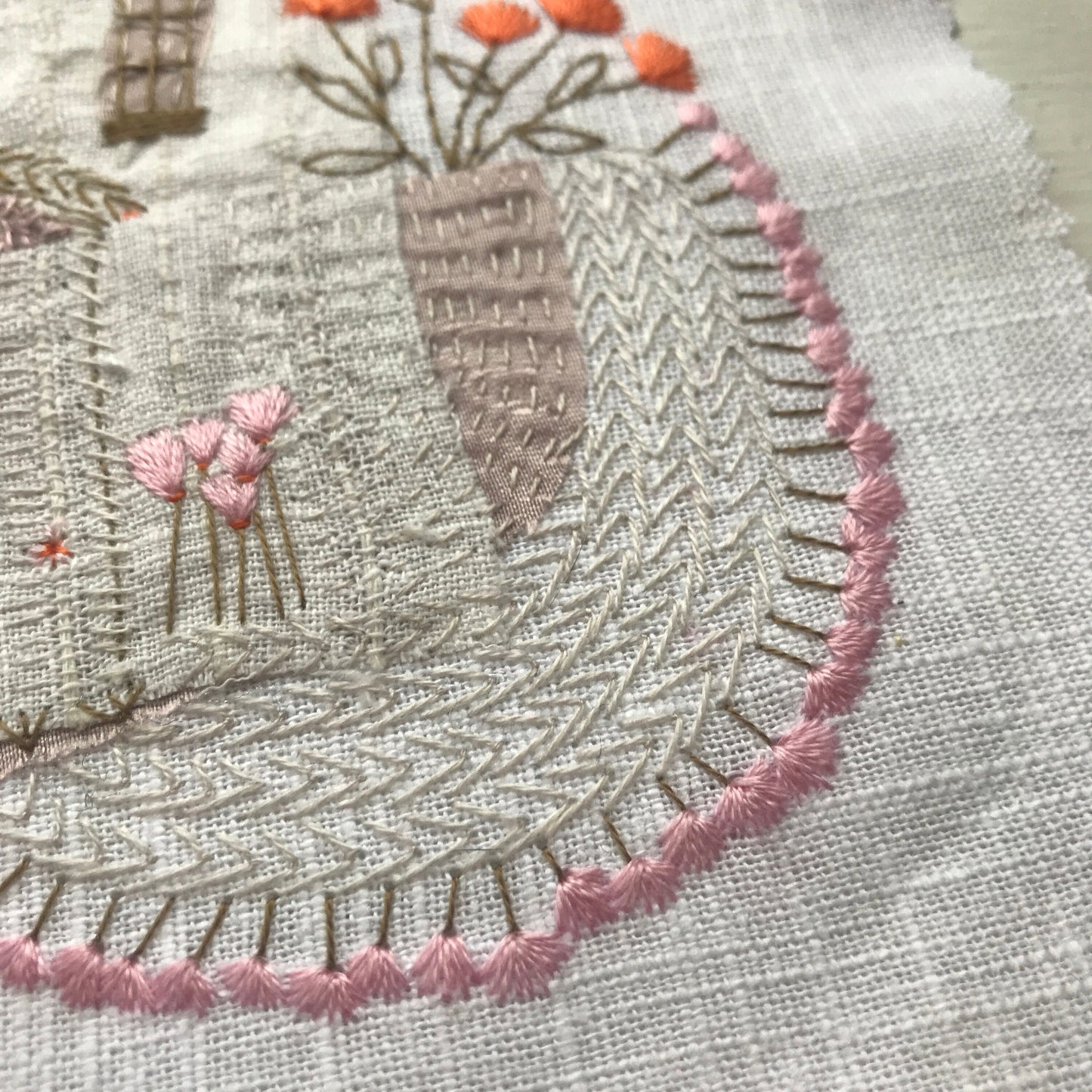 French Cottage Garden Embroidery