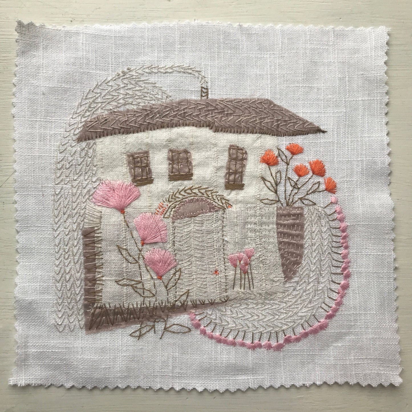 French Cottage Garden Embroidery