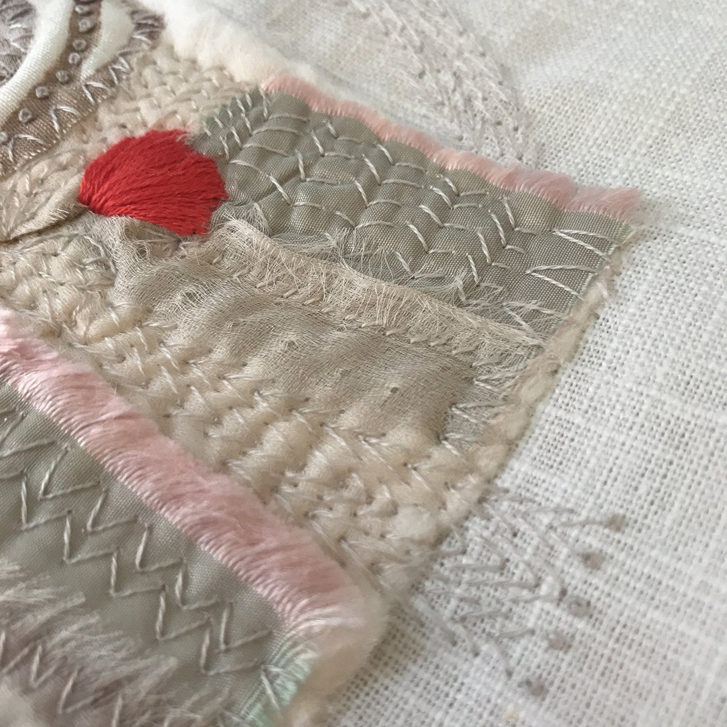 Red Tulips Embroidery