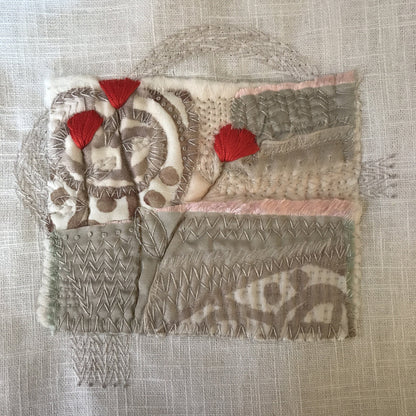 Red Tulips Embroidery